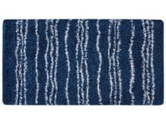 Beliani Koberec 80 x 150 cm modrý/bílý TASHIR