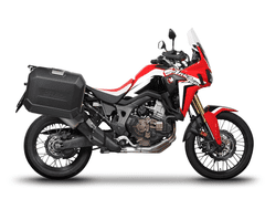 SHAD Kompletní sada bočních černých hliníkových kufrů TERRA BLACK, 36/47 l litrů, včetně montážní sady SHAD HONDA CRF 1000 Africa Twin