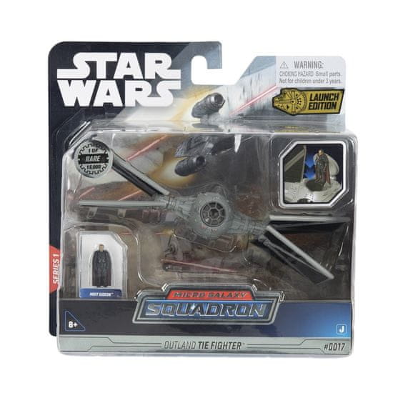 Star Wars Micro Galaxy Squadron s 13 cm figurkou vozidla - Outland TIE Fighter + Moff Gideon