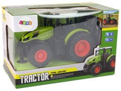 Lean-toys Traktor Zdalnie Sterowany 1:24 R/C Pilot 2,4 G Zielony