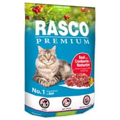 RASCO PREMIUM Granule Sterilized hovězí s brusinkou a lichořeřišnicí 400 g