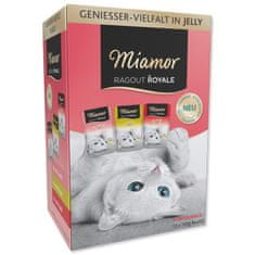 Finnern Kapsičky MIAMOR Ragout Royale krůta, losos, telecí v želé multipack 1200 g