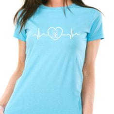 STRIKER Dámské tričko westík v srdci Barva: Růžová, Velikost: M