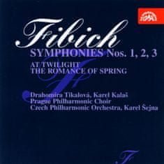 Česká filharmonie, Šejna Karel: Fibich : Symfonie č. 1-3 - komplet, V podvečer, Jarní romance (2xCD)