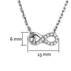 SPERKY4U Ocelový náhrdelník - nekonečno, délka 40 cm
