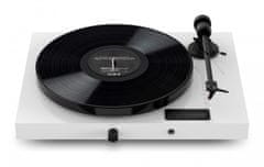 Pro-Ject Pro-Ject JukeBox E1 + piano OM5e Gramofon, Systém all-in-one / Plug and Play z Bluetooth, bílý