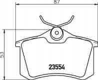 KRAFT AUTOMOTIVE Brzdy kotouče a desky zadní AUDI A6 (C4,C5) 245mm