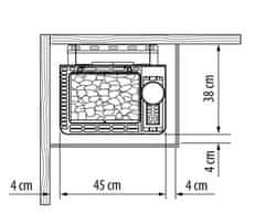 EOS Saunatechnik Saunová kamna EOS Bi-O Tec 7,5 kW