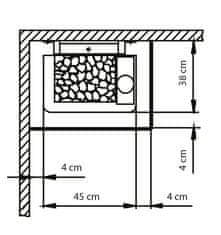 EOS Saunatechnik Saunová kamna EOS Bi-O Thermat 9 kW