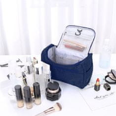 INNA Kosmetický kufřík Toaletní taška Make Up Bag Make Up Bag Travel Bag Travelcosmetic s uchem na přenášení v námořnické modři KOSCUBA-12