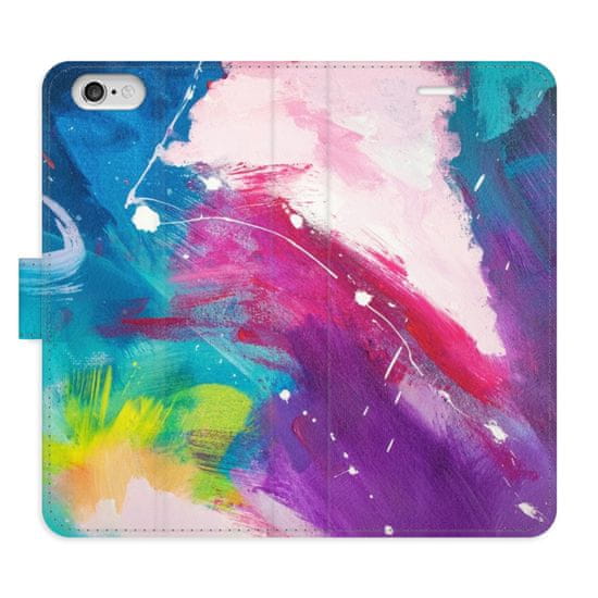 iSaprio Flipové pouzdro - Abstract Paint 05 pro Apple iPhone 6