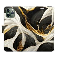 iSaprio Flipové pouzdro - BlackGold Marble pro Apple iPhone 11 Pro