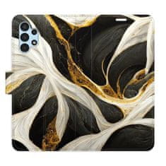 iSaprio Flipové pouzdro - BlackGold Marble pro Samsung Galaxy A13 5G