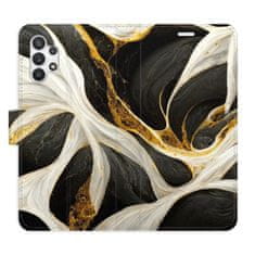 iSaprio Flipové pouzdro - BlackGold Marble pro Samsung Galaxy A32