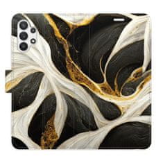 iSaprio Flipové pouzdro - BlackGold Marble pro Samsung Galaxy A32 5G