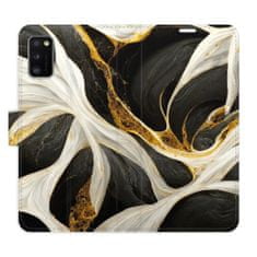 iSaprio Flipové pouzdro - BlackGold Marble pro Samsung Galaxy A41