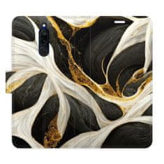 iSaprio Flipové pouzdro - BlackGold Marble pro Xiaomi Redmi 8