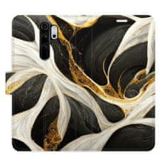 iSaprio Flipové pouzdro - BlackGold Marble pro Xiaomi Redmi Note 8 Pro