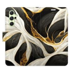 iSaprio Flipové pouzdro - BlackGold Marble pro Samsung Galaxy A54 5G