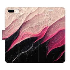 iSaprio Flipové pouzdro - BlackPink Marble pro Apple iPhone 7 Plus / 8 Plus