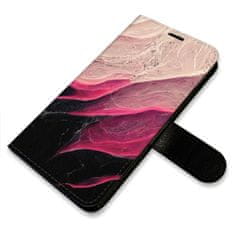 iSaprio Flipové pouzdro - BlackPink Marble pro Apple iPhone 5/5S/SE