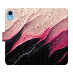 iSaprio Flipové pouzdro - BlackPink Marble pro Apple iPhone Xr