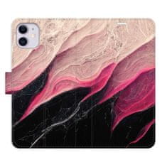 iSaprio Flipové pouzdro - BlackPink Marble pro Apple iPhone 11