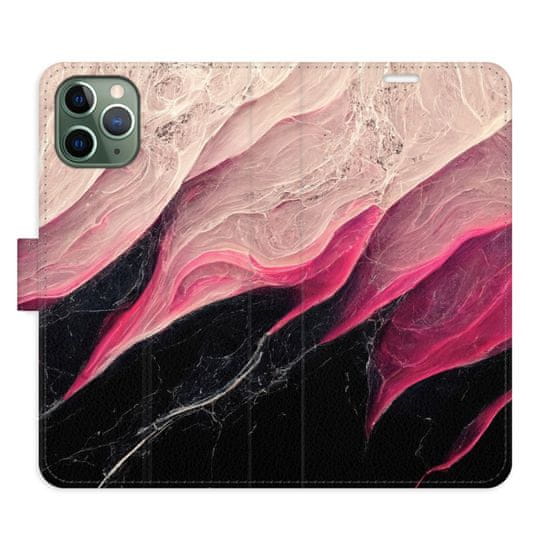 iSaprio Flipové pouzdro - BlackPink Marble pro Apple iPhone 11 Pro