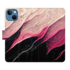 iSaprio Flipové pouzdro - BlackPink Marble pro Apple iPhone 13