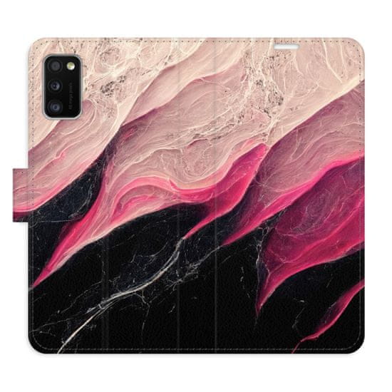 iSaprio Flipové pouzdro - BlackPink Marble pro Samsung Galaxy A41