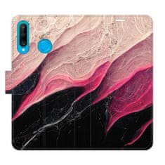 iSaprio Flipové pouzdro - BlackPink Marble pro Huawei P30 Lite