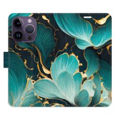 iSaprio Flipové pouzdro - Blue Flowers 02 pro Apple iPhone 14 Pro