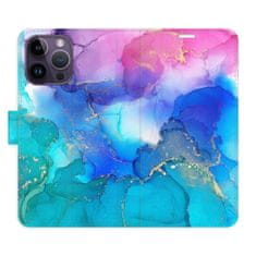 iSaprio Flipové pouzdro - BluePink Paint pro Apple iPhone 14 Pro Max