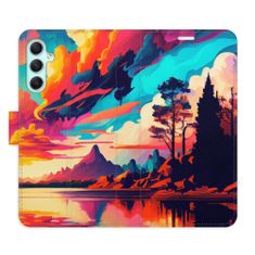 iSaprio Flipové pouzdro - Colorful Mountains 02 pro Samsung Galaxy A34 5G