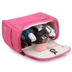 INNA Kosmetický kufřík Toaletní taška Make Up Bag Make Up Bag Travel Bag Travelcosmetic s rukojetí pro přenášení v růžové barvě