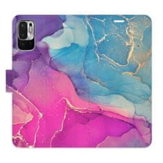 iSaprio Flipové pouzdro - Colour Marble 02 pro Xiaomi Redmi Note 10 5G