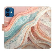 iSaprio Flipové pouzdro - Colour Marble pro Apple iPhone 12 Mini