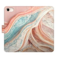 iSaprio Flipové pouzdro - Colour Marble pro Apple iPhone SE 2022