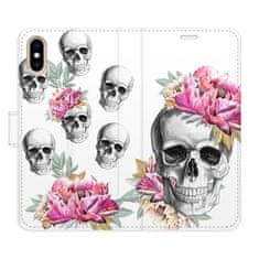 iSaprio Flipové pouzdro - Crazy Skull pro Apple iPhone XS