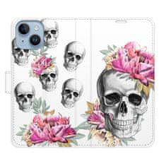 iSaprio Flipové pouzdro - Crazy Skull pro Apple iPhone 14