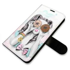 iSaprio Flipové pouzdro - Donut Worry Girl pro Apple iPhone 13 Pro