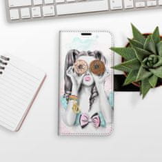 iSaprio Flipové pouzdro - Donut Worry Girl pro Xiaomi Redmi Note 10 5G