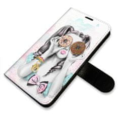 iSaprio Flipové pouzdro - Donut Worry Girl pro Samsung Galaxy S23 5G