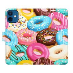 iSaprio Flipové pouzdro - Donuts Pattern 02 pro Apple iPhone 12 Mini