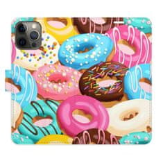 iSaprio Flipové pouzdro - Donuts Pattern 02 pro Apple iPhone 12 Pro