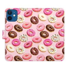 iSaprio Flipové pouzdro - Donuts Pattern 03 pro Apple iPhone 12 Mini