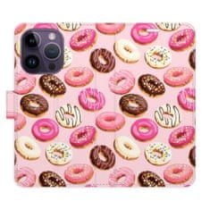 iSaprio Flipové pouzdro - Donuts Pattern 03 pro Apple iPhone 14 Pro