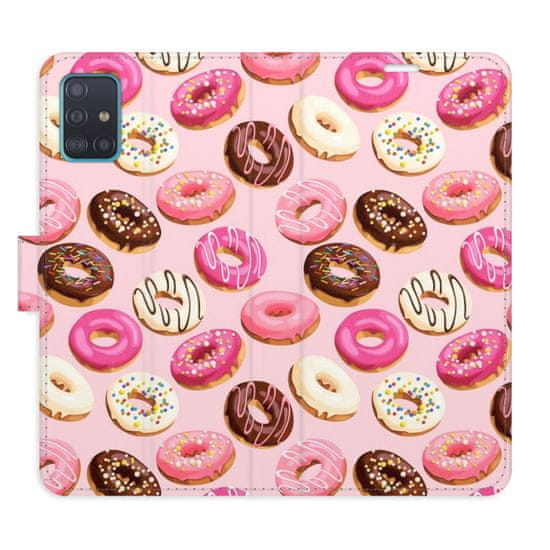 iSaprio Flipové pouzdro - Donuts Pattern 03 pro Samsung Galaxy A51