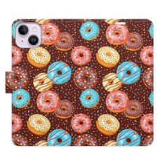 iSaprio Flipové pouzdro - Donuts Pattern pro Apple iPhone 14 Plus