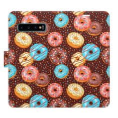 iSaprio Flipové pouzdro - Donuts Pattern pro SAMSUNG GALAXY S10